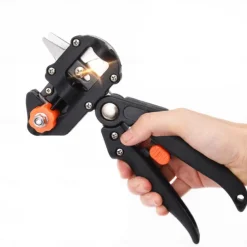 Grafting Pruner Garden Grafting Tool with Resist Film,Professional Branch Cutter Secateur Pruning Plant Shears Boxes Fruit Tree Grafting Scissor Chopper Vaccination Cut
