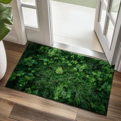Green Grass Doormat Kitchen Mat Floor Mat Non-Slip Area Rug Oil Proof Rug Indoor Outdoor Mat Bedroom Decor Bathroom Mat Entrance Rug