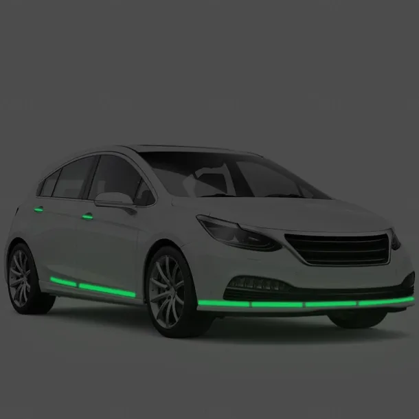 Green Light Blue Light Luminous Tape Self-Adhesive Fluorescent Tape Home Decoration Halloween Decoration Tap