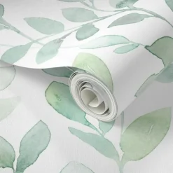 Grey Floral Wallpaper Peel and Stick Wallpaper Removable Pvc/Vinyl Self Adhesive 17.7''x118''in(45cmx300cm) / 45x300cm for Home Decor Bedroom Living Room