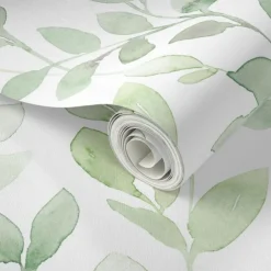 Grey Floral Wallpaper Peel and Stick Wallpaper Removable Pvc/Vinyl Self Adhesive 17.7''x118''in(45cmx300cm) / 45x300cm for Home Decor Bedroom Living Room