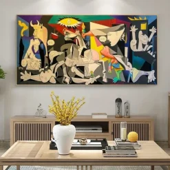 Guernica By Picasso Oil Paintings Reproductions Famous Wall Art Canvas Picasso Pictures Home Wall Decor Decor Rolled Canvas No Frame Unstretched