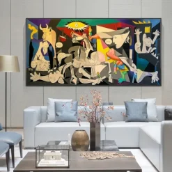 Guernica By Picasso Oil Paintings Reproductions Famous Wall Art Canvas Picasso Pictures Home Wall Decor Decor Rolled Canvas No Frame Unstretched