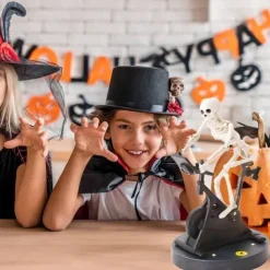 Halloween Animatronics Skeleton,Animatronic Skeleton Riding Bicycle Halloween Decoration,Funny Animatronic Skeleton On Spin Bike,Skeleton Man Holiday Themed Figurines,Skeleton Halloween Decor