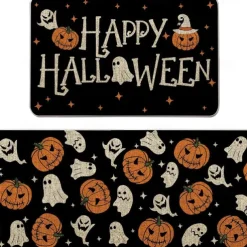 Halloween Area Rug Kitchen Mat Non-Slip Oil Proof Floor Mat Livingroom Rug Indoor Outdoor Mat Bedroom Decor Bathroom Mat Entrance Rug Door Mat