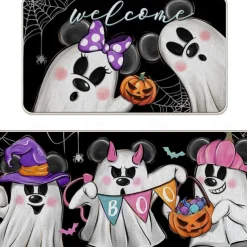 Halloween Area Rug Kitchen Mat Non-Slip Oil Proof Floor Mat Livingroom Rug Indoor Outdoor Mat Bedroom Decor Bathroom Mat Entrance Rug Door Mat