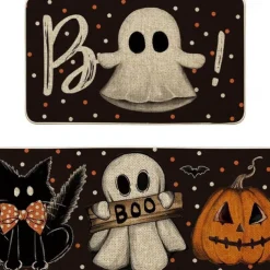 Halloween Area Rug Kitchen Mat Non-Slip Oil Proof Floor Mat Livingroom Rug Indoor Outdoor Mat Bedroom Decor Bathroom Mat Entrance Rug Door Mat