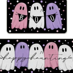 Halloween Area Rug Kitchen Mat Non-Slip Oil Proof Floor Mat Livingroom Rug Indoor Outdoor Mat Bedroom Decor Bathroom Mat Entrance Rug Door Mat