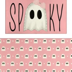 Halloween Area Rug Kitchen Mat Non-Slip Oil Proof Floor Mat Livingroom Rug Indoor Outdoor Mat Bedroom Decor Bathroom Mat Entrance Rug Door Mat