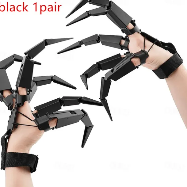 Halloween Articulated Finger Extensions, Halloween Articulated Fingers, 3D Printed Flexible Finger Extensions Fits All Finger Sizes Articulated Fingers