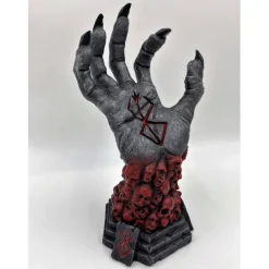 Halloween Berserk Hand of God, Fear Figure Statue, Anime Handcraft Resin Ornament, Halloween Skeleton Figurine, Craft Desk Toy Gift for Fans Collections Home Decoratio