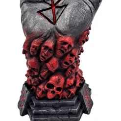 Halloween Berserk Hand of God, Fear Figure Statue, Anime Handcraft Resin Ornament, Halloween Skeleton Figurine, Craft Desk Toy Gift for Fans Collections Home Decoratio