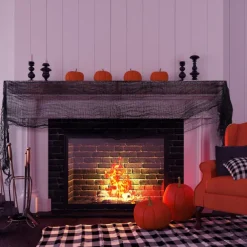 Halloween Black Creepy Cloth Scary Gauze Cloth Doorways Web Netting Fabric for Haunted House Creepy and Spooky Halloween Decorations