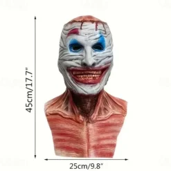 Halloween Blood Double Mask, Joker Skull Scary Realistic Halloween Mask For Adults Costumes Men's Halloween Costume, Frightening Fun Horror Skull Mask