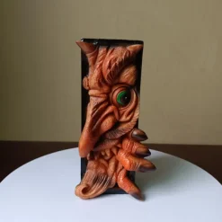 Halloween Bookshelf Horror Mask Monster Resin Craft Decoration Monster Statue Ornaments
