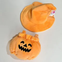 Halloween Clothes Sets for 17cm Dolls(Only Clothing No Doll) Clothing Accessories, Soft Cotton Hats Outfits for Doll Garment Replacement