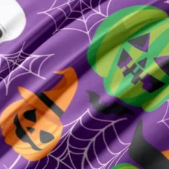 Halloween Collection Duvet Cover Set 3 Piece Set Jack O Lantern Pumpkin Super Soft Skin-friendly Long-lasting