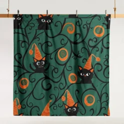 Halloween Collection Duvet Cover Set 3 Piece Set Jack O Lantern Pumpkin Super Soft Skin-friendly Long-lasting