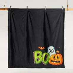 Halloween Collection Duvet Cover Set Jack O Lantern Pumpkin 3 Piece Set Super Soft Skin-friendly Long-lasting