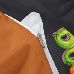 Halloween Collection Duvet Cover Set Jack O Lantern Pumpkin 3 Piece Set Super Soft Skin-friendly Long-lasting