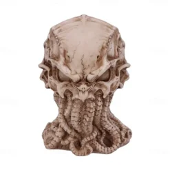 Halloween Cthulhu Skull Cthulhu Myth Statue Cthulhu Skull Resin Ornament Octopus Halloween Skeleton Decoration