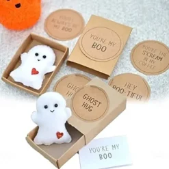 Halloween Decoration Gift Cute Ghost Box Halloween Decoration Gift Love Gifts for Friend with a Romantic Cute Ghost for Him Her | You're My Boo Card