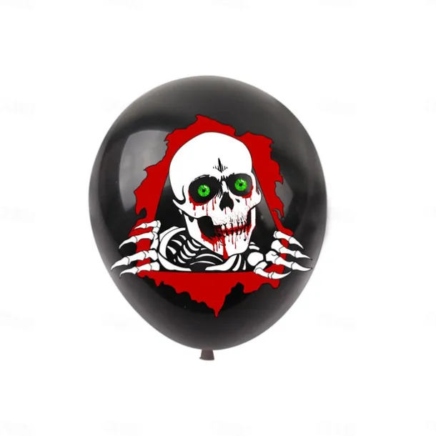 Halloween Decoration, Halloween Holiday Party Decoration Home Supplies Skull Bloody Balloon Cake Insert Flag Decoration Halloween Skeleton Decoration