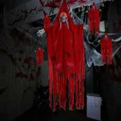 Halloween Decoration Hanging Ghost Scary Witch Hanging Ghost Skeleton Props for Haunted House Party Halloween Tree Decor