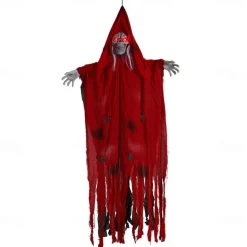 Halloween Decoration Hanging Ghost Scary Witch Hanging Ghost Skeleton Props for Haunted House Party Halloween Tree Decor