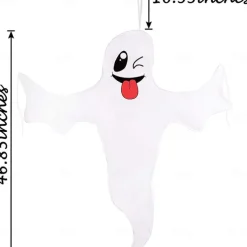 Halloween Decoration Outdoor, Halloween Tree Hugging Ghost Decor, Door Frame Decorations, Lawn Decor, Tree, Ghost Party Supplies