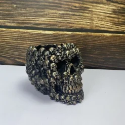 Halloween Decoration Skull Head Flower Pot Decoration Statue Crafts