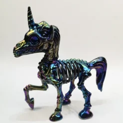 Halloween Decoration Unicorn Skeleton Plastic Bones with Skeleton Prop Indoor / Outdoor Spooky Scene Party Favors