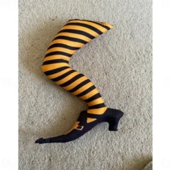 Halloween Decoration Wicked Witch Legs Yard Decor Props for Halloween Outdoor and Indoor decor 38X10cm