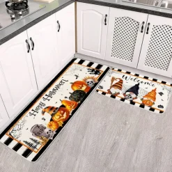 Halloween Decorations Area Rug Kitchen Rug Mat Non-Slip Oil Proof Floor Mat Livingroom Rug Indoor Outdoor Mat Bedroom Decor Bathroom Mat Entrance Rug Door Mat