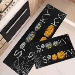 Halloween Decorations Area Rug Kitchen Rug Mat Non-Slip Oil Proof Floor Mat Livingroom Rug Indoor Outdoor Mat Bedroom Decor Bathroom Mat Entrance Rug Door Mat