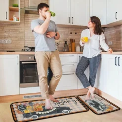 Halloween Decorations Area Rug Kitchen Rug Mat Non-Slip Oil Proof Floor Mat Livingroom Rug Indoor Outdoor Mat Bedroom Decor Bathroom Mat Entrance Rug Door Mat