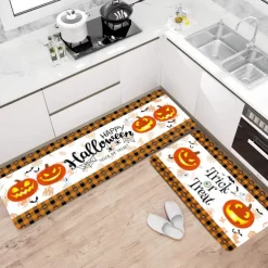 Halloween Decorations Area Rug Kitchen Rug Mat Non-Slip Oil Proof Floor Mat Livingroom Rug Indoor Outdoor Mat Bedroom Decor Bathroom Mat Entrance Rug Door Mat