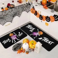 Halloween Decorations Area Rug Kitchen Rug Mat Non-Slip Oil Proof Floor Mat Livingroom Rug Indoor Outdoor Mat Bedroom Decor Bathroom Mat Entrance Rug Door Mat