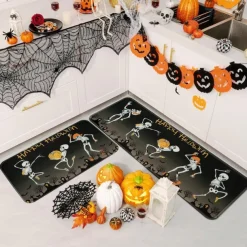 Halloween Decorations Area Rug Kitchen Rug Mat Non-Slip Oil Proof Floor Mat Livingroom Rug Indoor Outdoor Mat Bedroom Decor Bathroom Mat Entrance Rug Door Mat