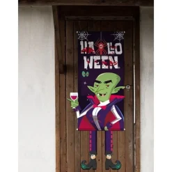 Halloween Decorations Halloween Flags Pumpkin Skeleton Gnome Witch Decoration Flags Ghost Shape Glowing Flag Hanging Flags Halloween Outdoor Indoor Decor Decorative Flags Party Supplies