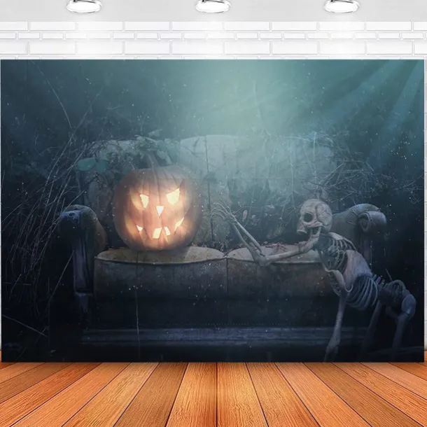 Halloween Decorations Hanging Tapestry Jack O Lantern Pumpkins Wall Art Large Tapestry Mural Decor Photograph Backdrop Blanket Curtain Home Bedroom Living Room Decoration Mansion Haunted House