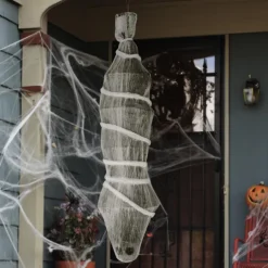 Halloween Decorations Hanging Cocoon Corpse,72 Inch Scary Hanging Cocoon Corpse Propsor,Haunted Yard Indoor & Outdoor Decor Terror Props