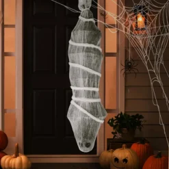 Halloween Decorations Hanging Cocoon Corpse,72 Inch Scary Hanging Cocoon Corpse Propsor,Haunted Yard Indoor & Outdoor Decor Terror Props