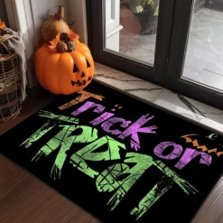 Halloween Decorations Hunted House Doormat Kitchen Mat Floor Mat Non-Slip Area Rug Oil Proof Rug Indoor Outdoor Mat Bedroom Decor Bathroom Mat Entrance Rug