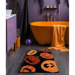 Halloween Decorations Irregular Doormat Kitchen Mat Floor Mat Non-Slip Area Rug Oil Proof Rug Indoor Outdoor Mat Bedroom Decor Bathroom Mat Entrance Rug Ghosts