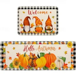 Halloween Decorations Kitchen Rug Area Rug Mat Non-Slip Oil Proof Floor Mat Livingroom Rug Indoor Outdoor Mat Bedroom Decor Bathroom Mat Entrance Rug Door Mat
