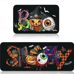 Halloween Decorations Kitchen Rug Area Rug Mat Non-Slip Oil Proof Floor Mat Livingroom Rug Indoor Outdoor Mat Bedroom Decor Bathroom Mat Entrance Rug Door Mat
