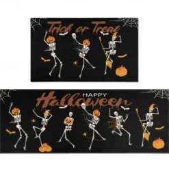 Halloween Decorations Kitchen Rug Area Rug Mat Non-Slip Oil Proof Floor Mat Livingroom Rug Indoor Outdoor Mat Bedroom Decor Bathroom Mat Entrance Rug Door Mat