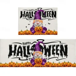 Halloween Decorations Kitchen Rug Area Rug Mat Non-Slip Oil Proof Floor Mat Livingroom Rug Indoor Outdoor Mat Bedroom Decor Bathroom Mat Entrance Rug Door Mat