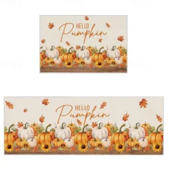 Halloween Decorations Kitchen Rug Area Rug Mat Non-Slip Oil Proof Floor Mat Livingroom Rug Indoor Outdoor Mat Bedroom Decor Bathroom Mat Entrance Rug Door Mat